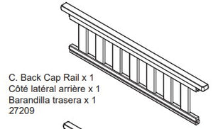 Back Cap Rail 19
