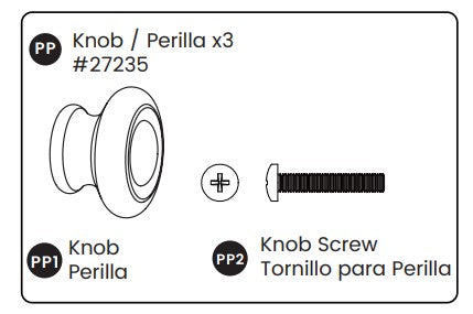 Knob W/screw