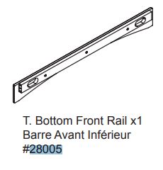 Bottom Front Rail