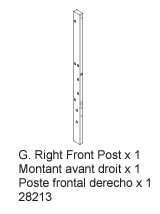 RIGHT FRONT POST