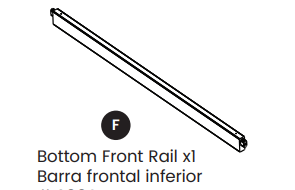 Bottom Front Rail