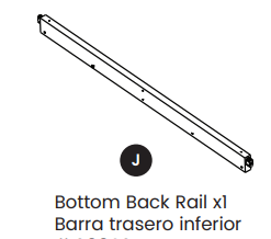 Bottom Back Rail