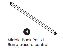 Back Middle Rail