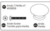 Wood Knob W/screw
