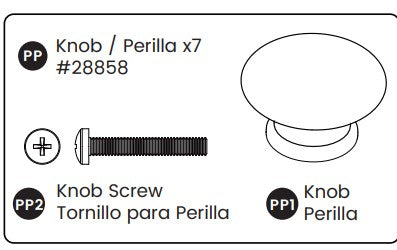 Wood Knob W/screw