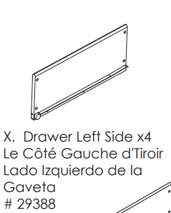 Left Drawer Side