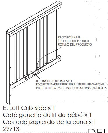Left Crib Side 1