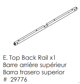 Top Back Rail