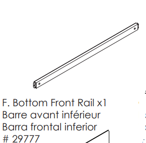 Bottom Front Rail
