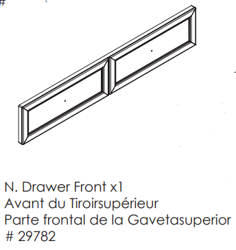 Top Drawer Front