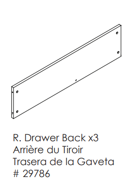 Drawer Back