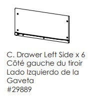 Left Drawer Side | Delta Children Parts