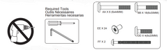 Hardware Kit Sm Twin Bed