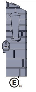 Pillar with mail
