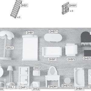 Toys Set Dollhouse 0