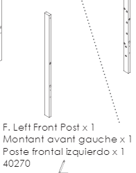 LEFT FRONT POST