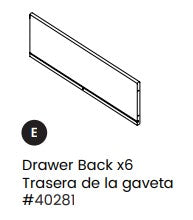 Drawer Back