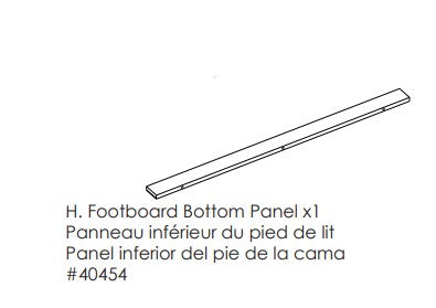 Footboard Bottom Panel 1