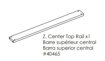 Center Top Rail
