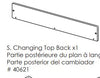 Changer Back Rail