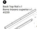 Wooden Back Top Rail 1