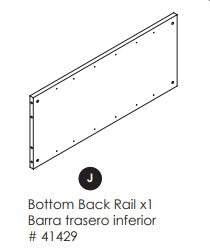 Bottom Back Rail