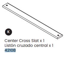 Center Cross Slat