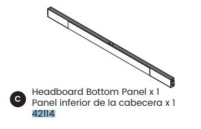 Headboard Bottom Rail