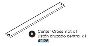 Center Cross Slat