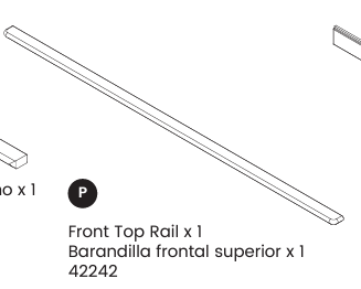 FRONT TOP CAP RAIL