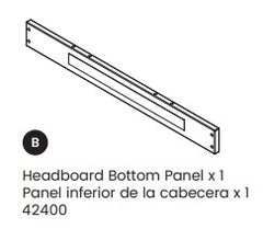 Headboard Bottom Panel