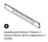 Headboard Bottom Panel