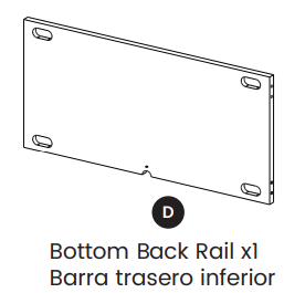 Bottom Back Rail