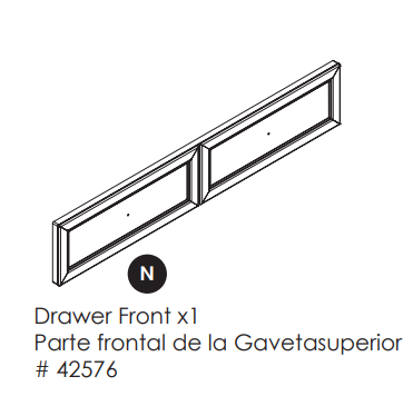 Top Drawer Front