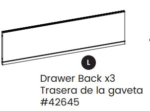 Drawer Back Panel