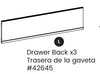 Drawer Back Panel