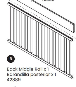 Back Middle Rail 12