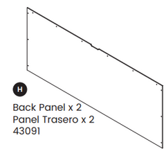 Back Panel,Top & Bottom