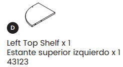 Left Top Shelf