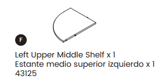 Left Upper Middle Shelf