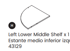 Left Lower Middle Shelf