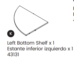 Left Bottom Shelf