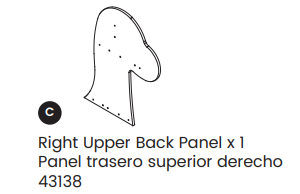Right Upper Back Panel