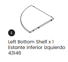 Left Bottom Shelf