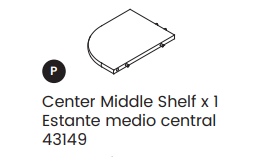 Center Middle Shelf