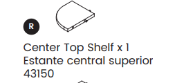 Center Top Shelf