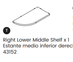 Right Lower Middle Shelf