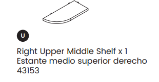 Right Upper Middle Shelf