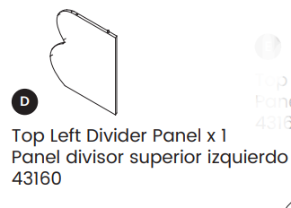 Top Left Divider Panel