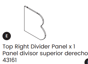 Top Right Divider Panel